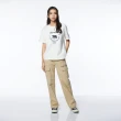 【JEEP】女裝 率性多口袋工裝長褲(米色)