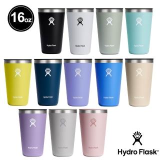 【Hydro Flask】16oz/473ml 保溫 保冰 附蓋 隨行杯 多色可選(超強保冰 咖啡杯 無毒 重視食安)