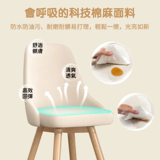 【小不記】360°旋轉靠背椅/旋轉椅(化妝椅 梳妝椅 餐椅 書桌椅 餐桌椅 學習椅 椅子 客廳椅)