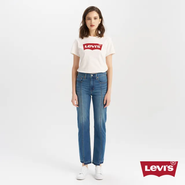 【LEVIS】724™ 女款高腰直筒牛仔褲 牛仔褲 直筒褲 高腰牛仔褲 熱賣單品 18883-0419