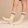 【FOOTER】Brooklyn144 美式針織襪(N200-咖啡條紋)