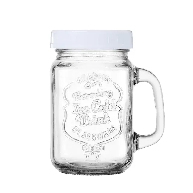 【WildJar】寬口/窄口/飲料梅森罐/飲料杯/馬克杯/收納罐/360ml-1000ml(1入附蓋)