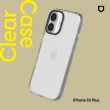【RHINOSHIELD 犀牛盾】iPhone 16/16 Plus/16 Pro/16 Pro Max Clear透明防摔手機殼(相機鍵開孔版)