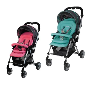 【Capella】250系列 粉嫩花樣雙向手推車 嬰兒手推車(瞬收瞬開 嬰兒推車 嬰兒車 摺疊嬰兒車)