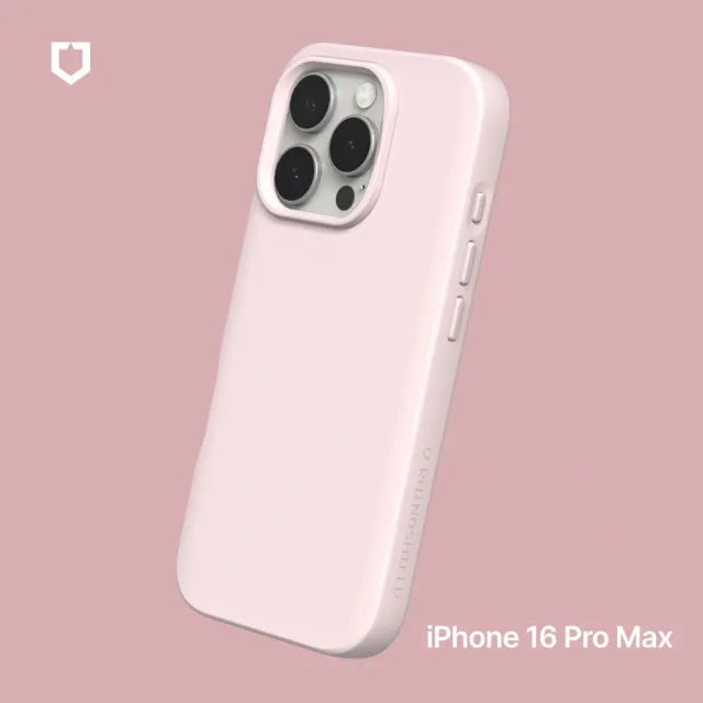 【RHINOSHIELD 犀牛盾】iPhone 16 Pro Max 6.9吋 SolidSuit經典防摔背蓋手機保護殼(相機鍵按鈕版)