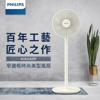 【Philips 飛利浦】12吋 7片扇葉 可定時窄邊框時尚美型風扇(ACR2142SF)