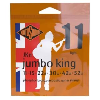 【ROTOSOUND】木吉他弦 Jumbo King 磷青銅 11-52(原廠公司貨 商品保固有保障)