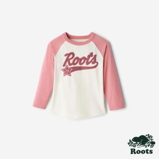 【Roots】Roots 小童-SPORTING GOODS 99 長袖上衣(米白色)