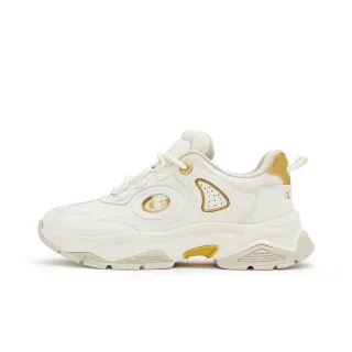 【Champion】官方直營 男款-Champ Blogger1運動休閒老爹鞋-米色/金色(U4AFCCW17U1)