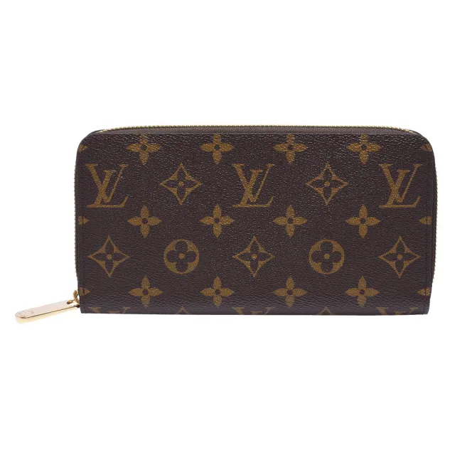 【Louis Vuitton 路易威登】M41896 經典Monogram花紋拉鍊長夾(罌粟紅)