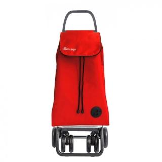 【ROLSER】可變四輪保冷時尚購物車-紅(西班牙進口/時尚美觀/附保冷保溫袋/可摺疊收納)