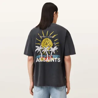 【ALLSAINTS】COVE 純棉寬鬆塗鴉短袖T恤 M061PC(寬鬆版型)