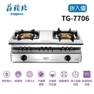 【莊頭北】溼鍋零秒點火三環嵌入爐(TG-7706 基本安裝)