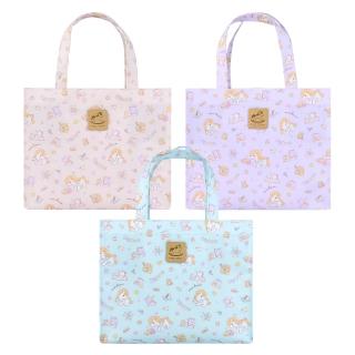 【uma hana】野餐簡約可橫放A4檔案防水小學士袋(A4手提袋/外出包/萬用袋/防水包)