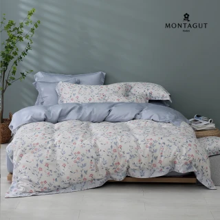 【MONTAGUT 夢特嬌】60支萊賽爾纖維-天絲四件式兩用被床包組(雙人&加大 6款任選)