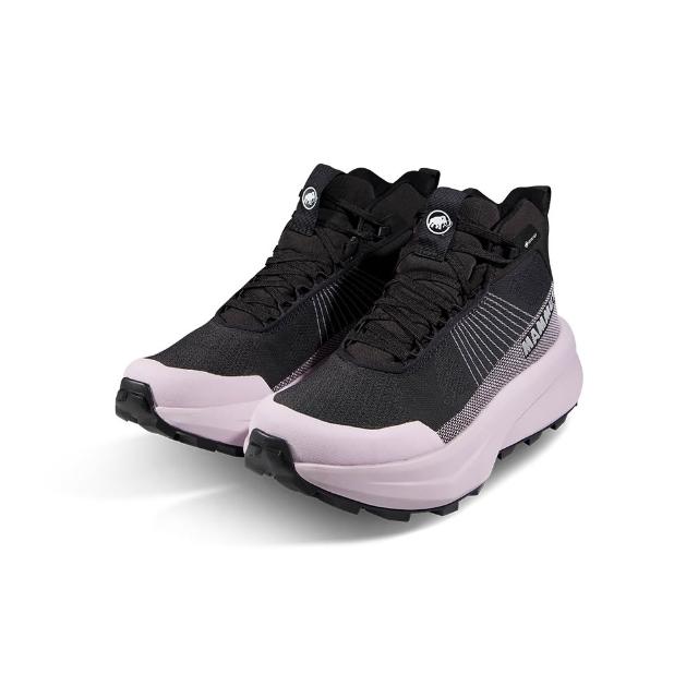 【Mammut 長毛象官方直營】Aenergy Mtn Mid GTX 防水中筒健行鞋 女款 黑/紫風輪 #3030-05330