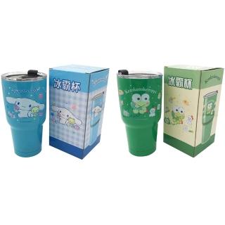 【SANRIO 三麗鷗】冰霸杯900ml(大耳狗/大眼蛙)