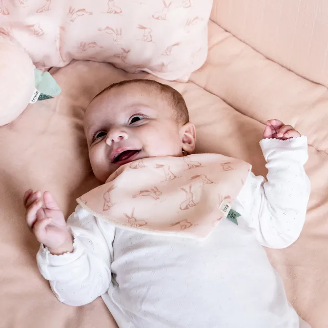 【Trixie 比利時】有機棉三角兜3件組 多款可選(圍兜 副食品圍兜 口水巾)