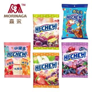 【臺灣森永】嗨啾軟糖袋裝-90gx10入(綜合水果/特選水果/綜合莓果/汽水綜合/水果多)