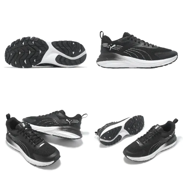 【PUMA】休閒鞋 Hypnotic 男鞋 黑 白 拼接 緩震 復古(395235-02)