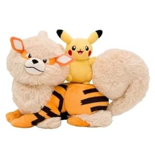 【POKEMON 精靈寶可夢】Pokemon 沖繩限定 風速狗與皮卡丘 布偶 日本 娃娃 寶可夢布偶系列 精靈寶可夢