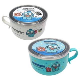 【SANRIO 三麗鷗】人魚漢頓不鏽鋼泡麵碗950ml-2件組(藍白各1)