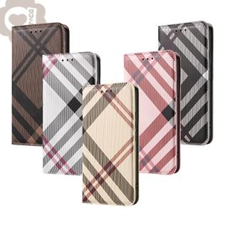 【亞古奇】Samsung Galaxy S25 Ultra 皇家輕雅格紋手機皮套 側掀支架式皮套 5色可選