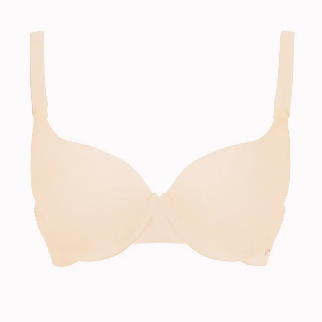 【Gennies 奇妮】2件組*哺乳內衣 簡約無痕軟鋼圈內衣(膚)