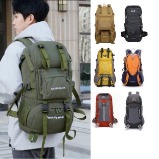 【May Shop】多口袋大容量機能防潑水後揹包 多款任選(防水包 登山 登機 包包)