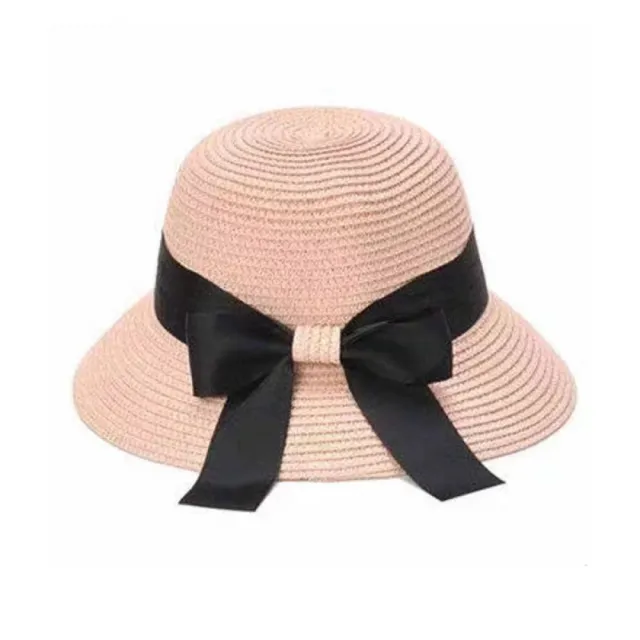 【Very Buy 非常勸敗】親子草帽女夏季防曬遮陽大沿帽海邊度假草編漁夫帽出遊遮臉帽子