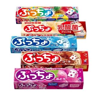 【UHA 味覺糖】普超條糖50gx10入(口味任選)