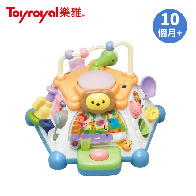 【Toyroyal 樂雅】歡樂多功能益智盒(啟蒙玩具 音樂盒 親子互動)