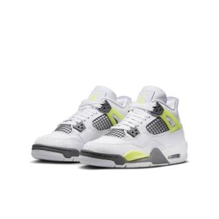 【NIKE 耐吉】運動鞋 籃球鞋 中大童鞋 男鞋 女鞋 AIR JORDAN 4 RETRO GS 喬丹 氣墊 緩震 AJ4 白(HJ5990100)