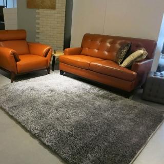 【SDL Home 山德力】匹茲堡長毛地毯 - 星雲灰 200x290cm(灰色 閃色 客廳 溫暖 生活美學)