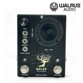 【WALRUS AUDIO】Melee: Wall of Noise Reverb+破音綜合效果器 黑色款／創新頂級品牌(綜效 過載 失真)