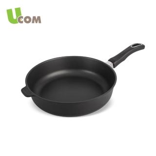 【瑞康屋UCOM】丹麥黑魔法晶鑽單柄不沾鍋(28cm)