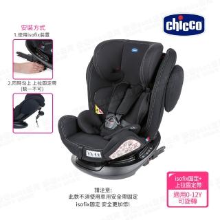 【chicco 官方直營】unico plus 0123 isofix安全汽座 0-12歲 可旋轉(momo獨家)