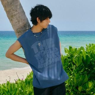 【Discovery Expedition】男版印花無袖上衣(DMSW77053-INS)