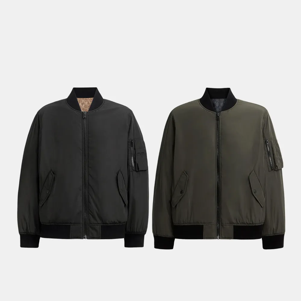 【COACH】蔻馳官方直營 CORE風衣 聚酯纖維雙面MA-1外套-多款任選(CT264 CT734)