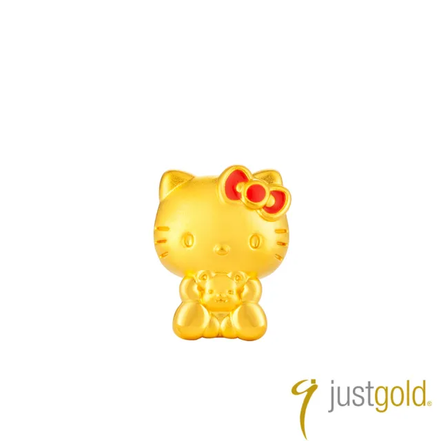 【Just Gold 鎮金店】三麗鷗 奶萌寶寶-Kitty 黃金串珠