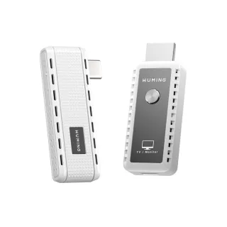 【WUMING】Type-C 無線同步傳輸器(免設定 即插即用 iPhone16 無線投放 傳輸器 投影 電視棒 Chromecast)