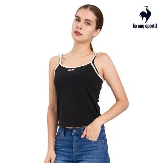 【LE COQ SPORTIF 公雞】小背心 女款-黑色-LKV22203
