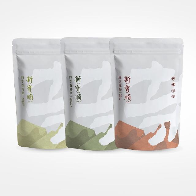 【新寶順】台灣冷泡茶包_快速冷泡新鮮喝(紅玉紅茶/四季春青茶/四季春熟茶/蜜香紅茶/桂花蜜香紅茶)
