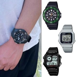 【CASIO 卡西歐】指標錶X電子錶(MRW-210H/MRW-230H/AE-1200WH/LWS-1200H)