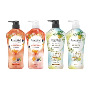 【逸萱秀】香氛精油企劃系列洗髮精/潤髮乳 700ML x2入(苦橙微甜蘭姆酒/晨霧香柚白茶)