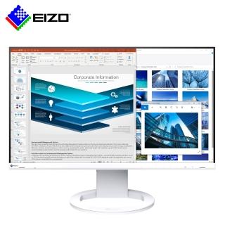 【EIZO】FlexScan EV2480 白色 24型 IPS FHD 16:9 電腦螢幕(Type-C/可旋轉/可壁掛/內建喇叭/護眼)