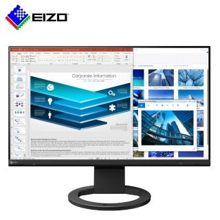 【EIZO】FlexScan EV2480 黑色24型IPS FHD 16:9 電腦螢幕(Type-C/可旋轉/可壁掛/內建喇叭/護眼)