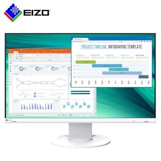 【EIZO】FlexScan EV2460 白色(ECO View省電/低藍光/低閃頻/16:10 商用顯示器)