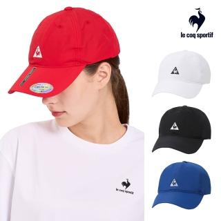 【LE COQ SPORTIF 公雞】經典刺繡休閒運動棒球帽 帽子 男女款-4色-LKV03306