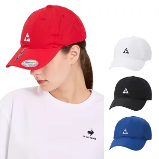 【LE COQ SPORTIF 公雞】經典刺繡休閒運動棒球帽 帽子 男女款-4色-LKV03306